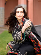 3PC LAWN PRINTED SHIRT WITH VOILE PRINTED DUAPTTA - 4011