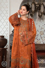 Lawn-3PC Embroidered With Chiffon Embroidered Dupatta-5181