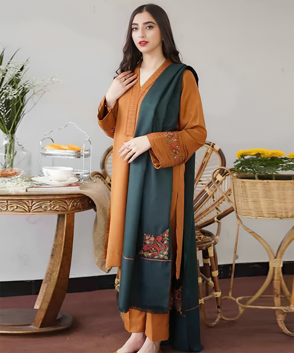 Aisling Lawn 3PC Embroidered with Lawn Embroidered Dupatta-1028