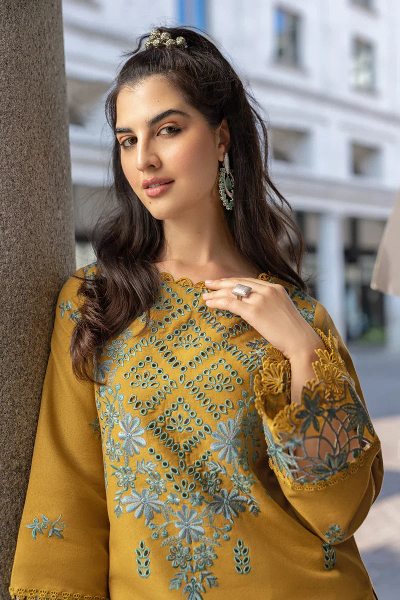Lawn-3PC Embroidered Shirt with Digital Printed Jacquard Dupatta-1105