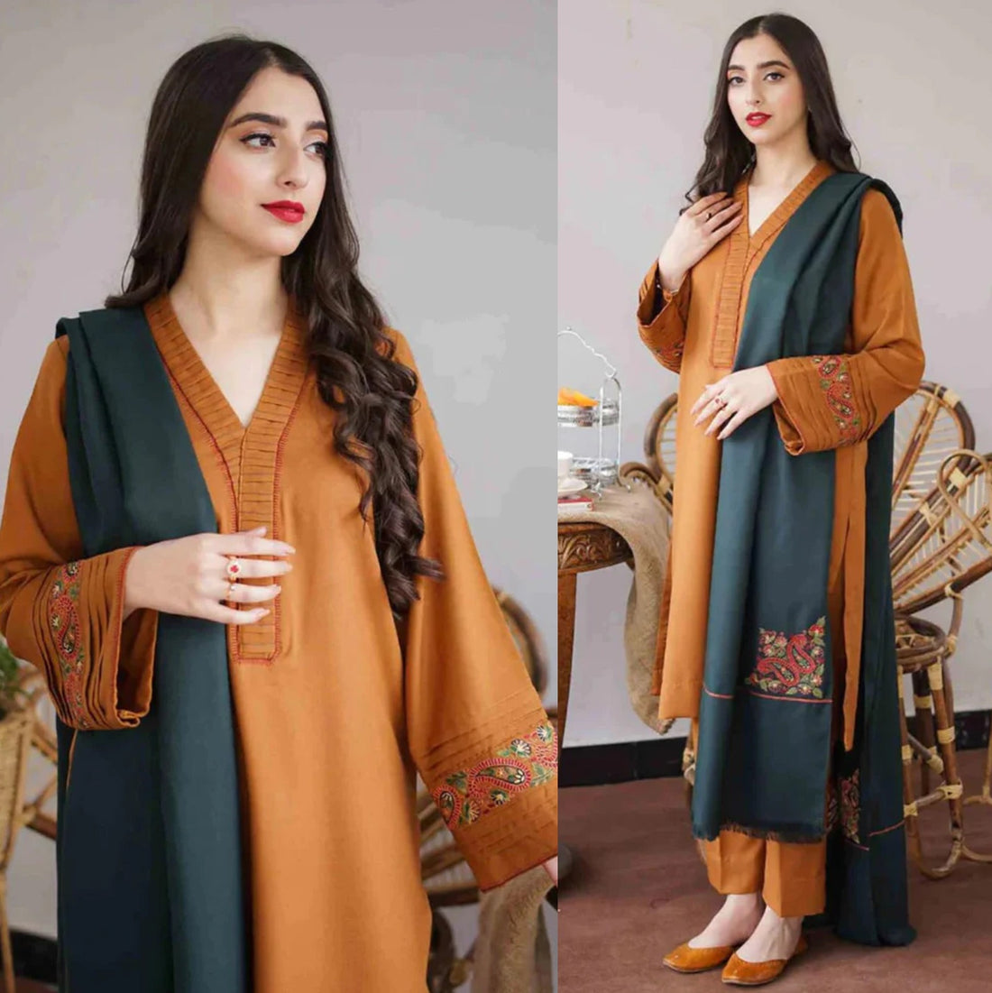 Aisling Lawn 3PC Embroidered with Lawn Embroidered Dupatta-1028