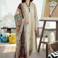 Dhanak 3PC Chickenkari Embroidered Shirt With Print Shawl-663