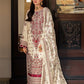 Dhanak-3PC Embroidered Shirt with Digital Printed Wool Shawl - 3222