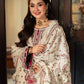 Asim Jofa Dhanak 3PC Embroidered Shirt With Digital Printed Shawl - 693