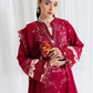 Dhanak-3PC Embroidered Shirt with Chiffon Embroidered Dupatta-3366