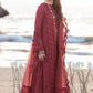 Lawn-3PC Embroidered Shirt with Organza Embroidered Dupatta-1134