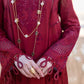 Lawn-3PC Chikankari Embroidered Shirt With Khadi Net Embroidered Dupatta-5402