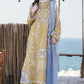 QALAMKAR Chikenkari Lawn 3PC Embroidered With Organza Embroidered Dupatta-450