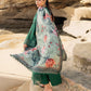 MARIA B 3PC Luxury Lawn Chikankri Embroidered With Printed Dupatta-453