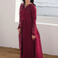 Lawn-3PC Chikankari Embroidered With Organza Embroidered Dupatta-5219
