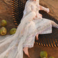 Lawn-3PC Chikankari Embroidered Shirt With Khadi Net Embroidered Dupatta-5229