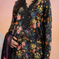 Karandi-3PC Embroidered Shirt with Karandi Printed Dupatta -3434