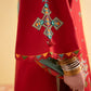 Dhanak-3PC Embroidered Shirt with Digital Printed Wool Shawl - 3437