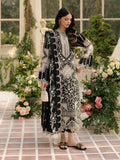 Dhanak-3PC Embroidered Shirt with Organza Embroidered Dupatta - 6216