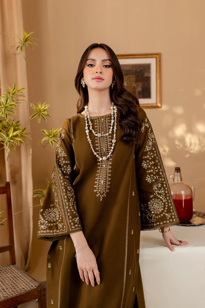 Dhanak-2PC Embroidered Suit - 185