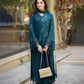Dhanak-3PC Embroidered Shirt with Digital Printed Wool Shawl -3438