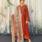 Lawn 3PC Embroidered Shirt with Digital Printed Jacquard Dupatta-5184