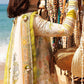 3PC-Printed Lawn Shirt With Voile Printed Dupatta-1545
