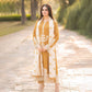 Dhanak-3PC Embroidered Shirt with Dhanak Embroidered Dupatta -3423