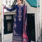 Dhanak-3PC Embroidered Shirt with Digital Printed Wool Shawl -3122