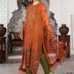 Dhanak-3PC Embroidered Shirt with Chiffon Embroidered Dupatta-411
