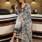 AGHA HASSAN Lawn-3PC Embroidered Shirt with Chiffon Embroidered Dupatta -1120