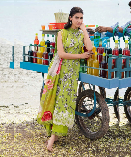 MARIA B KHADDAR 3PC WITH KHADDAR PRINTED SHIRT & TROUSER-902