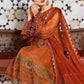 Dhanak-3PC Embroidered Shirt with Chiffon Embroidered Dupatta-411