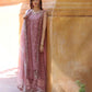 Dhanak-3PC Embroidered Shirt with Digital Printed Silk Dupatta-3282