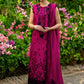 Lawn-3PC Sequence Embroidered Shirt With Khadi Net Embroidered Dupatta-5326