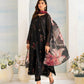 Lawn-3PC Embroidered with Digital Printed Jacquard Dupatta-5074