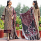 Lawn 3PC Embroidered With Digital Printed Jauqard Dupatta- 5238