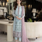 Lawn 3PC Embroidered With Chiffon Embroidered Dupatta-5156