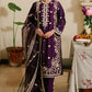 CROSS STITCH 3PC Lawn Embroidered With Organza Embroidered Dupatta-468