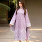 Dhanak-3PC Embroidered Shirt with Chiffon Embroidered Dupatta-3450