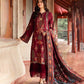 Dhanak-3PC Embroidered Shirt with Digital Printed Wool Shawl - 3430