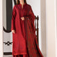 SOBIA NAZIR - 3PC DHANAK EMBROIDERED SHIRT WITH TWILL PRINTED SHAWL AND TROUSER-688