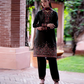 JAZMIN 3PC Dhanak Embroidered Shirt With Printed Dupatta-678