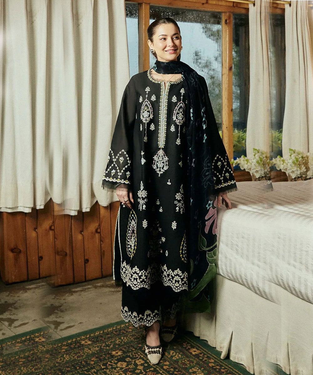 ZARA SHAHJAHAN 3PC Lawn Embroidered Shirt With Printed Dupatta-499