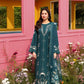 Lawn-3PC Embroidered Shirt With Khadi Net Printed Dupatta-5263