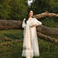 Lawn-3PC Sequence Embroidered With Khadi Net Embroidered Dupatta-5249