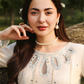Lawn-3PC Sequence Embroidered With Khadi Net Embroidered Dupatta-5249