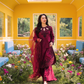 Lawn-3PC Embroidered Shirt With Khadi Net Embroidered Dupatta-5273