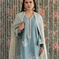 Lawn-3PC Embroidered Shirt With Khadi Net Embroidered Dupatta-5313