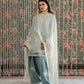 Lawn-3PC Embroidered Shirt With Khadi Net Embroidered Dupatta-5313