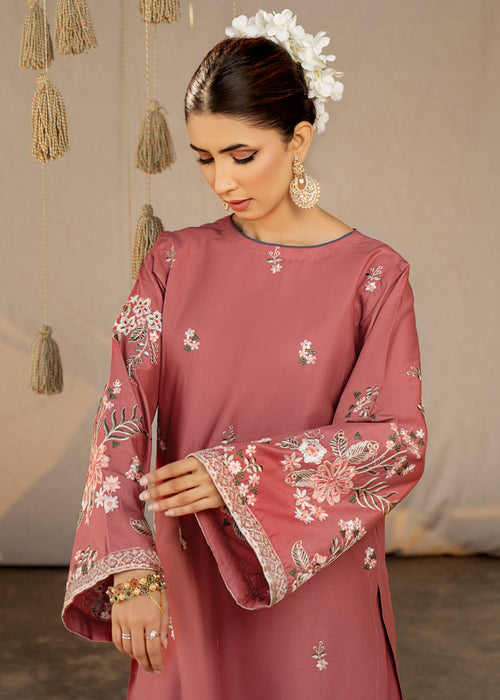 Dhanak-2PC Embroidered Suit - 661