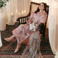 Dhanak-3PC Embroidered Shirt with Digital Printed Wool Shawl - 3402