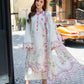 Lawn-3PC Chikakari Embroidered Shirt With Chiffon Printed Dupatta-5308