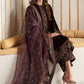 Velvet-3pc Embroidered with Organza Embroidered Dupatta-956
