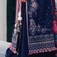 Dhanak-3PC Embroidered Shirt with Digital Printed Wool Shawl -3122
